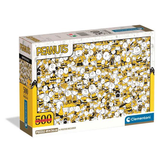 Puzzle Clementoni Imposible Peanuts Snoopy mit 500 Teilen