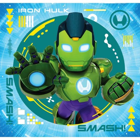 Puzzle Clementoni Iron Man Awesome Friends 3 x 48 Teile