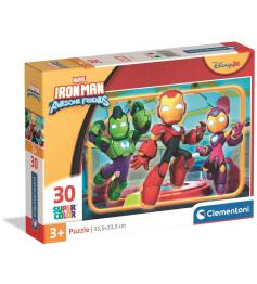 Puzzle Clementoni Iron Man Awesome Friends XXL 30 Teile