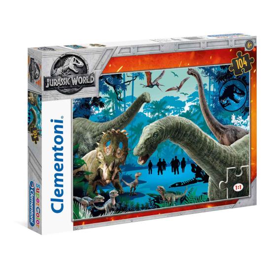 Clementoni Jurassic World 104-teiliges Puzzle