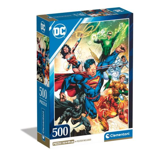 Clementoni Justice League Ein 500-teiliges Puzzle