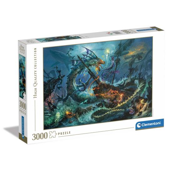 Puzzle Clementoni Die Unterwasserschlacht 3000 Teile Puzzle Clementoni Die Unterwasserschlacht 3000 Teile