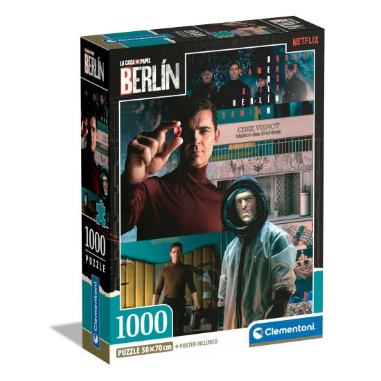 Puzzle Clementoni Der Geldraub Berlin 3 de 1000 Teile