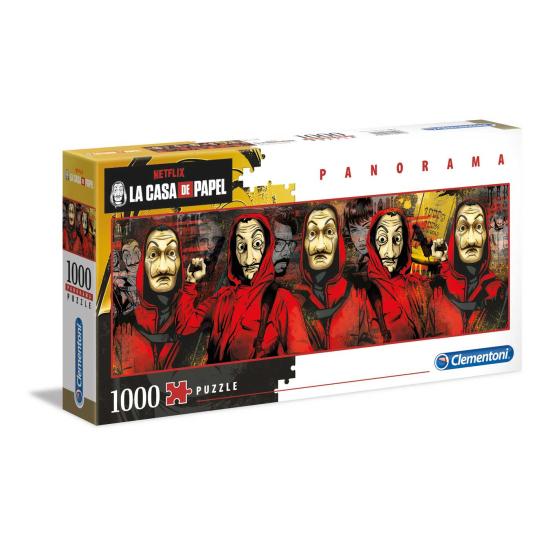 Clementoni La Casa De Papel Panorama-Puzzle 1000 Teile
