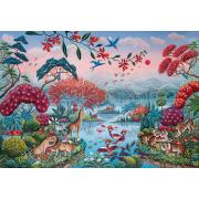 Clementoni Frieden des Dschungels Puzzle 2000 Teile