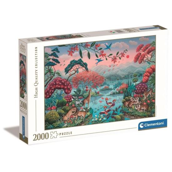 Clementoni Frieden des Dschungels Puzzle 2000 Teile