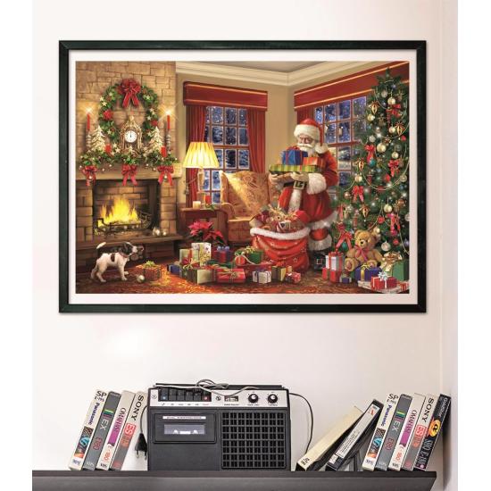 Puzzle Clementoni Besuch Vom Weihnachtsmann 1000 Teile