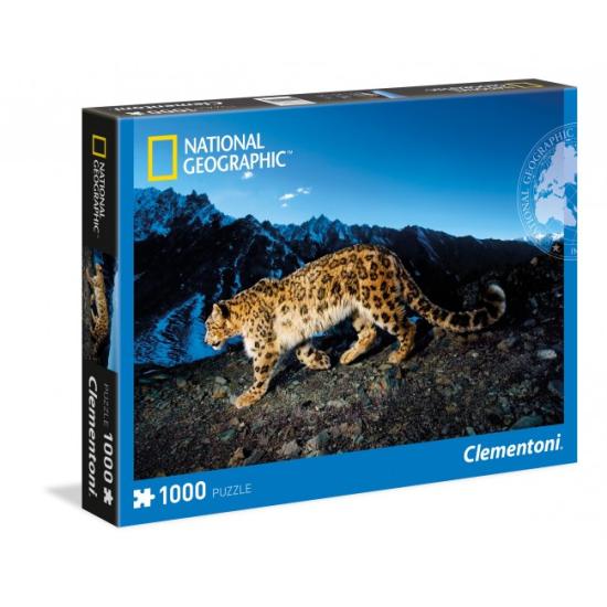 Clementoni Puzzle Leopard im Schnee 1000 Teile