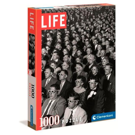 Clementoni Life Puzzle 3D-Brille 1000 Teile