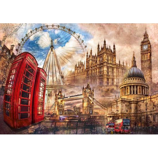 Clementoni London Vintage Puzzle 1500 Teile Clementoni London Vintage Puzzle 1500 Teile