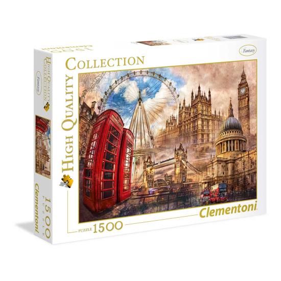 Clementoni London Vintage Puzzle 1500 Teile Clementoni London Vintage Puzzle 1500 Teile