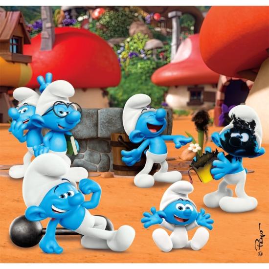 Puzzle Clementoni Die Schlümpfe, 3 x 48 Teile