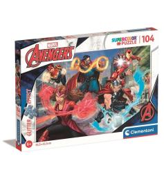 Clementoni Puzzle The Avengers Glitzereffekt 104 Teile