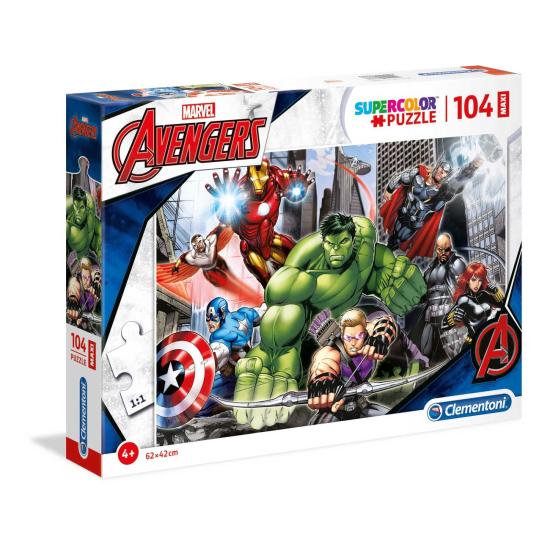 Clementoni Puzzle Hulk und The Avengers Maxi 104 Teile