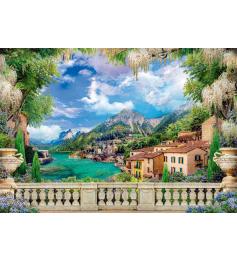 Clementoni Puzzle Luxuriöse Terrasse am See mit 3000 Teilen