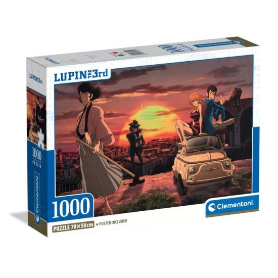 Puzzle Clementoni Lupin III - 1 1000 Teile