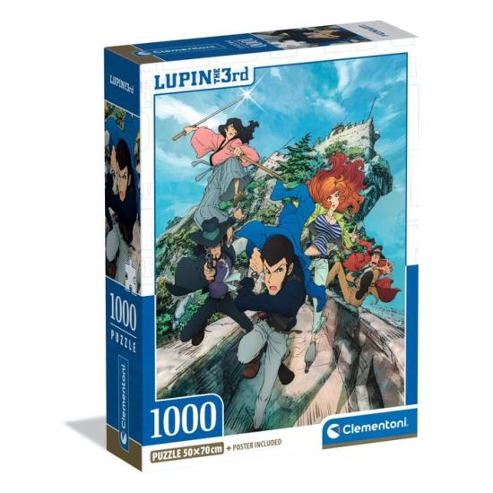 Puzzle Clementoni Lupin III - 3 1000 Teile