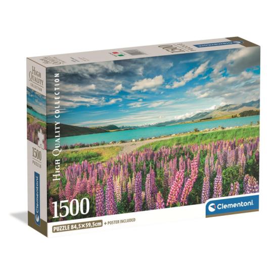 Puzzle Clementoni Lupinen am Lake Tekapo 1500 Teile