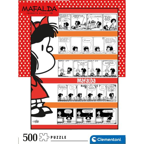 Clementoni Mafalda Comic-Puzzle mit 500 Teilen