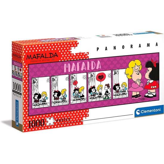 Clementoni Mafalda Panorama-Puzzle mit 1000 Teilen