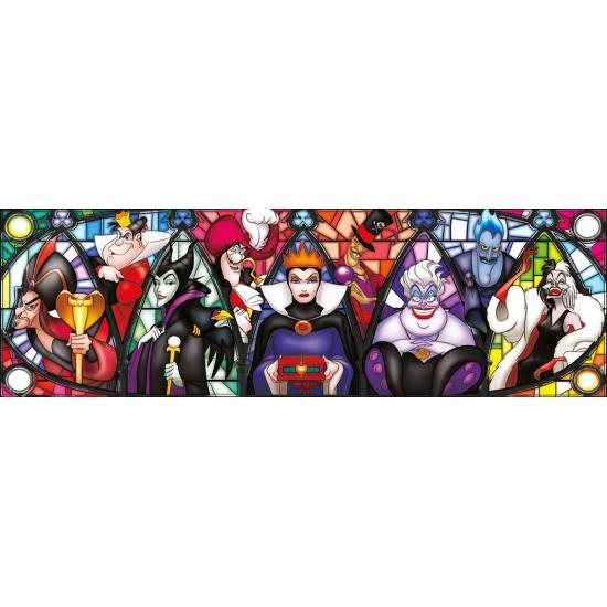 Clementoni Disney Villains Panorama-Puzzle mit 1000 Teilen