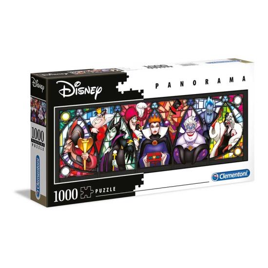 Clementoni Disney Villains Panorama-Puzzle mit 1000 Teilen