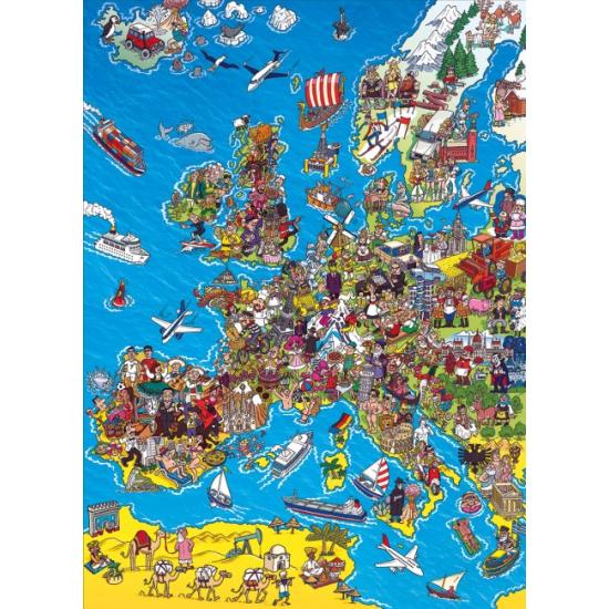 Clementoni Puzzle Europakarte 1000 Teile