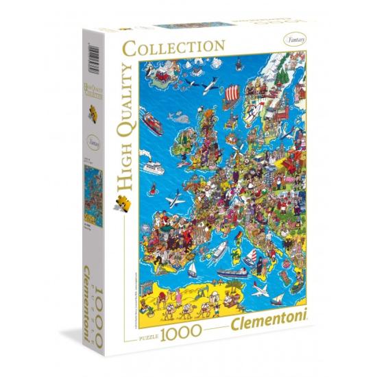 Clementoni Puzzle Europakarte 1000 Teile
