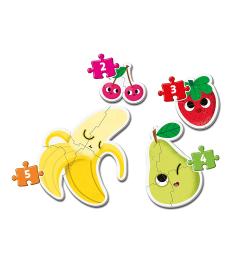Clementoni Puzzle My First Fruits Puzzle 2-3-4-5 Teile.