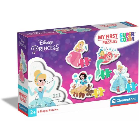 Clementoni Puzzle My First Princess Puzzle 3-6-9-12 Teile.