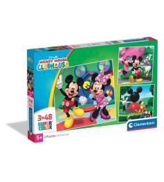 Puzzle Clementoni Mickey 3 x 48 Teile