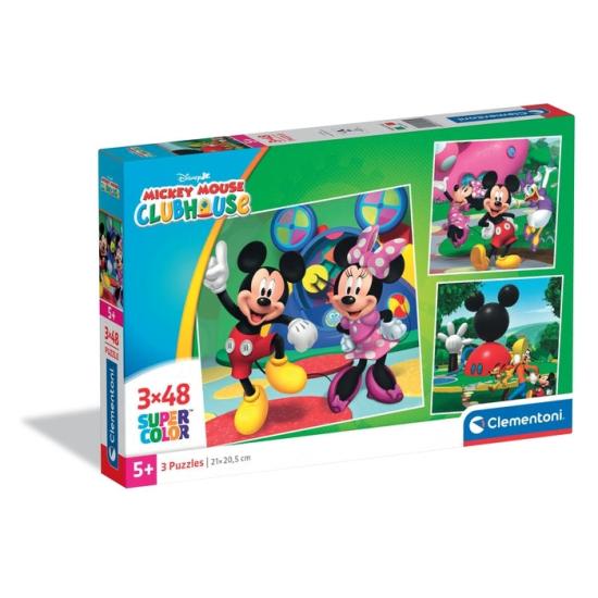 Puzzle Clementoni Mickey 3 x 48 Teile