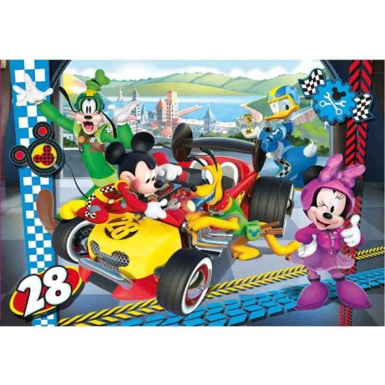 Clementoni Mickey Roadster Race 104-teiliges Puzzle