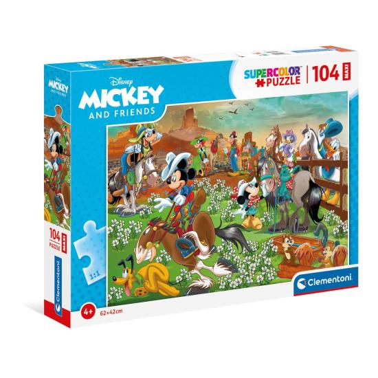 Clementoni Mickey and Friends Maxi-Puzzle mit 104 Teilen Clementoni Mickey and Friends Maxi-Puzzle mit 104 Teilen
