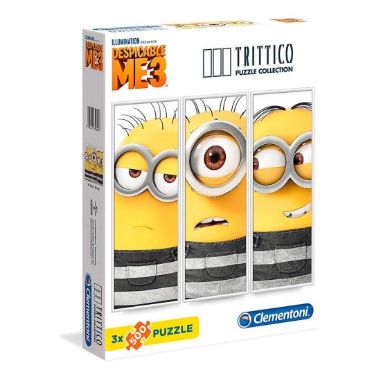 Clementoni Minions Triptychon-Puzzle 3 x 500 Teile