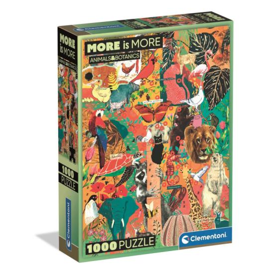 Puzzle Clementoni Mehr ist mehr, Tiere und Botanik 1000 Teile