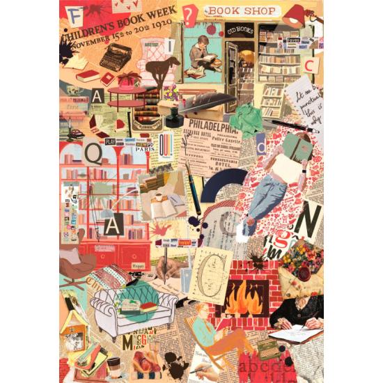 Puzzle Clementoni Mehr ist mehr, Bücher und Schreiben 1000 Teile