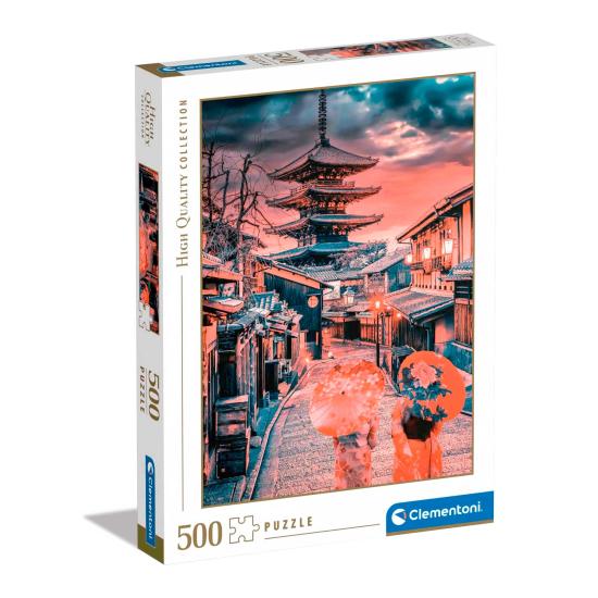 Puzzle Clementoni Abend in Kyoto mit 500 Teilen
