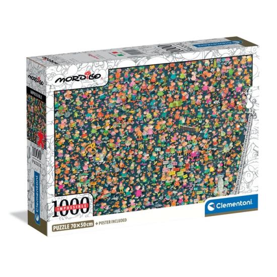 Puzzle Clementoni Unmöglich Mordillo 1000-teiliges