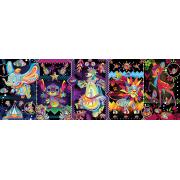 Clementoni Puzzle Panorama Bunte Disney-Tiere 1000 Teile