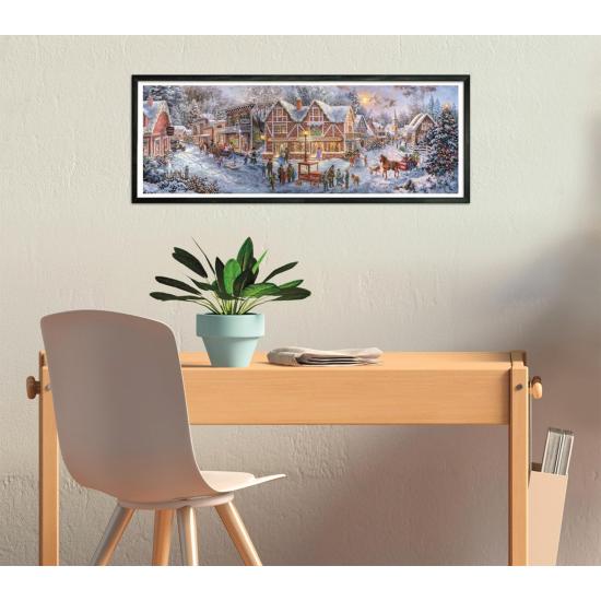 Puzzle Clementoni Panorama Vorbereitungen Für Weihnachten 1000 T