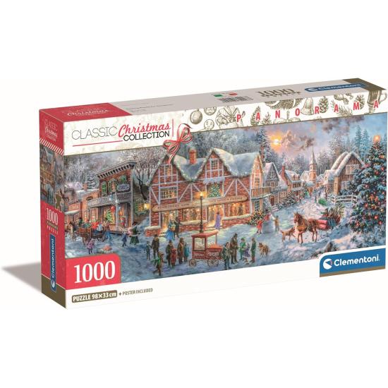 Puzzle Clementoni Panorama Vorbereitungen Für Weihnachten 1000 T