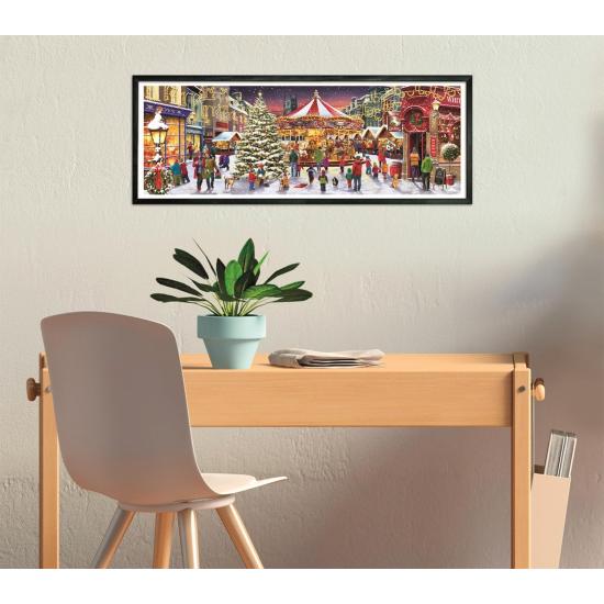 Puzzle Clementoni Panorama Weihnachtsdorf 1000 Teile