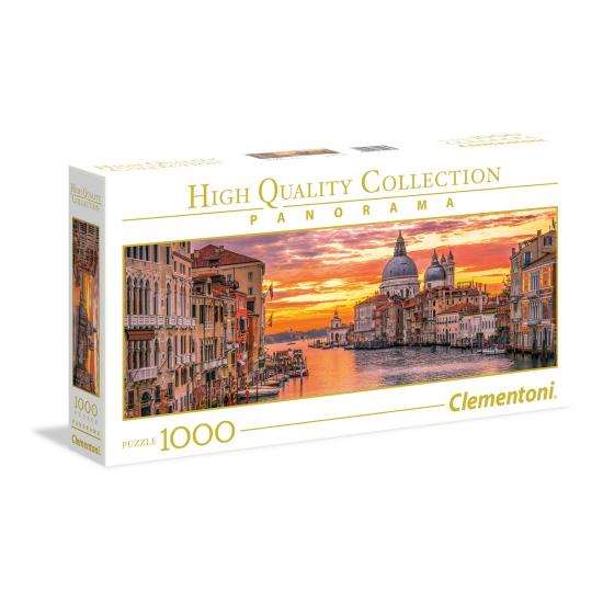 Clementoni Panorama-Puzzle Canal Grande von Venedig 1000 Teile
