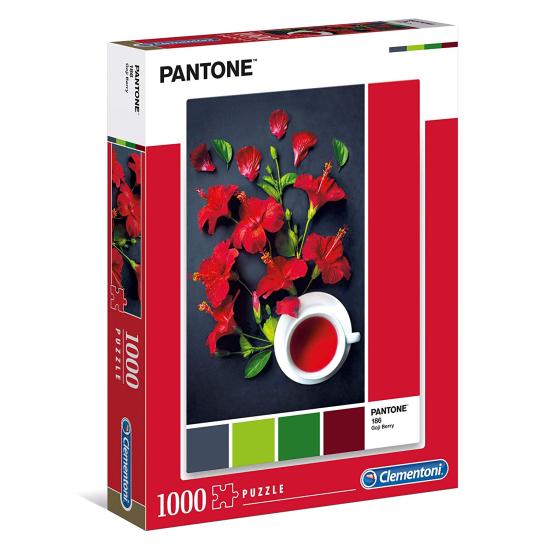 Puzzle Clementoni PANTONE 186, Hibiskusblütenaroma von 1000