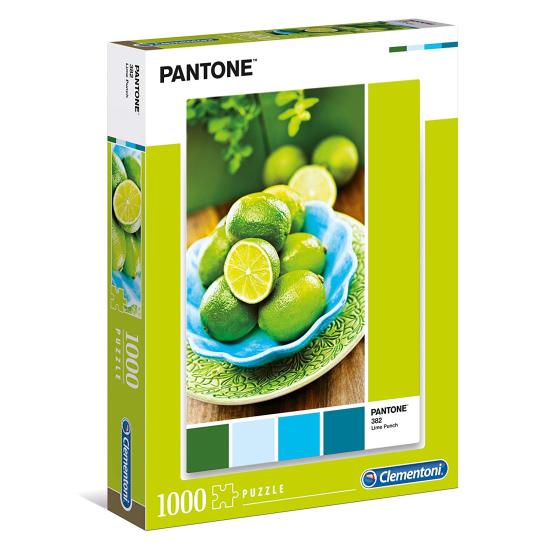 Clementoni PANTONE 382 Puzzle, Limettensaft, 1000 Teile