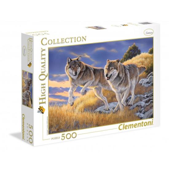 Clementoni Paar Wölfe Puzzle 500 Teile