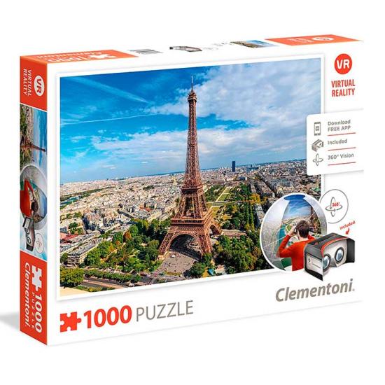 Clementoni VR Paris Puzzle 1000 Teile