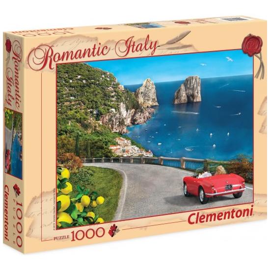 Clementoni Romantischer Spaziergang-Puzzle, Capri 1000 Teile