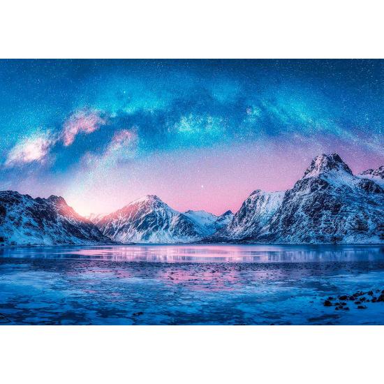 Clementoni Peace Puzzle Hellblaues Puzzle mit 500 Teilen